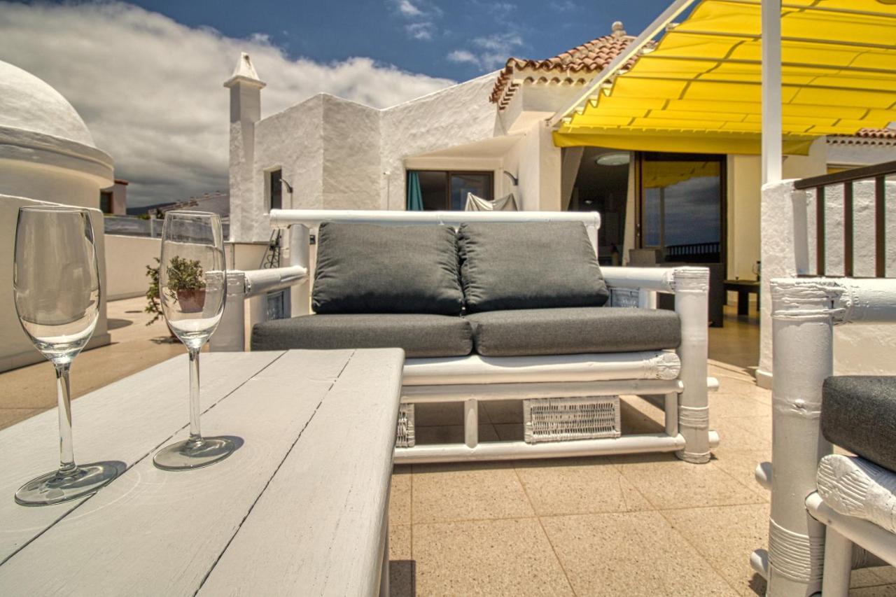 Appartement Penthouse Sea View Jacuzzy Terrace & Pool à Playa Feñabe Extérieur photo