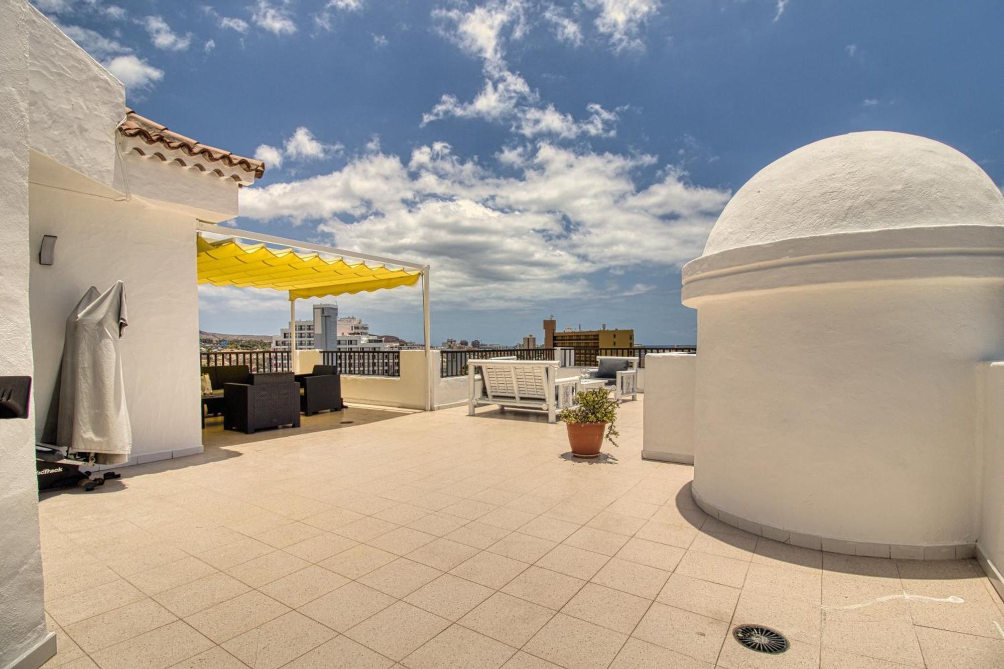 Appartement Penthouse Sea View Jacuzzy Terrace & Pool à Playa Feñabe Extérieur photo
