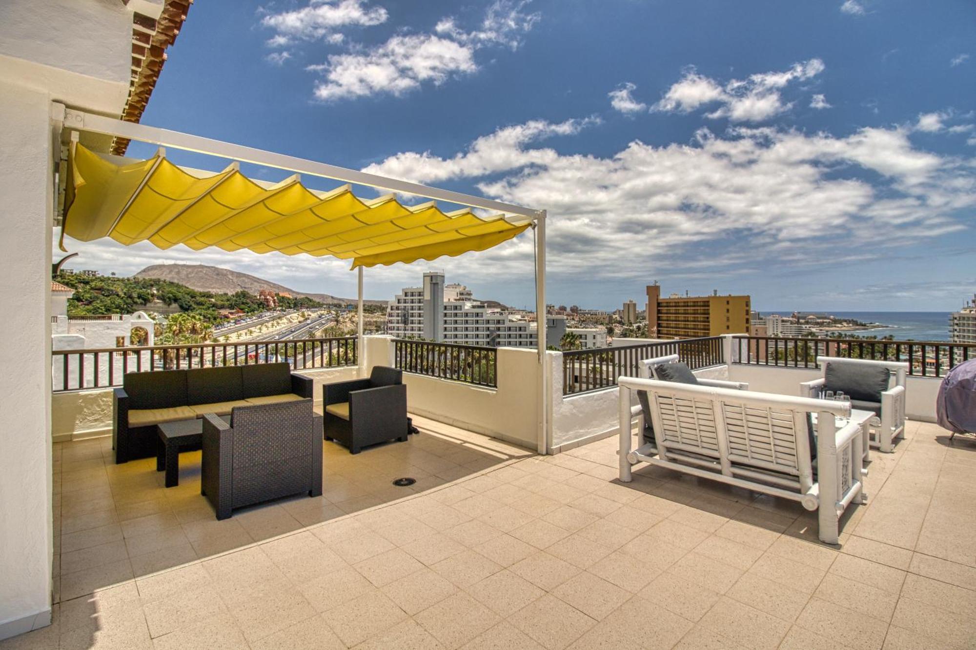 Appartement Penthouse Sea View Jacuzzy Terrace & Pool à Playa Feñabe Extérieur photo