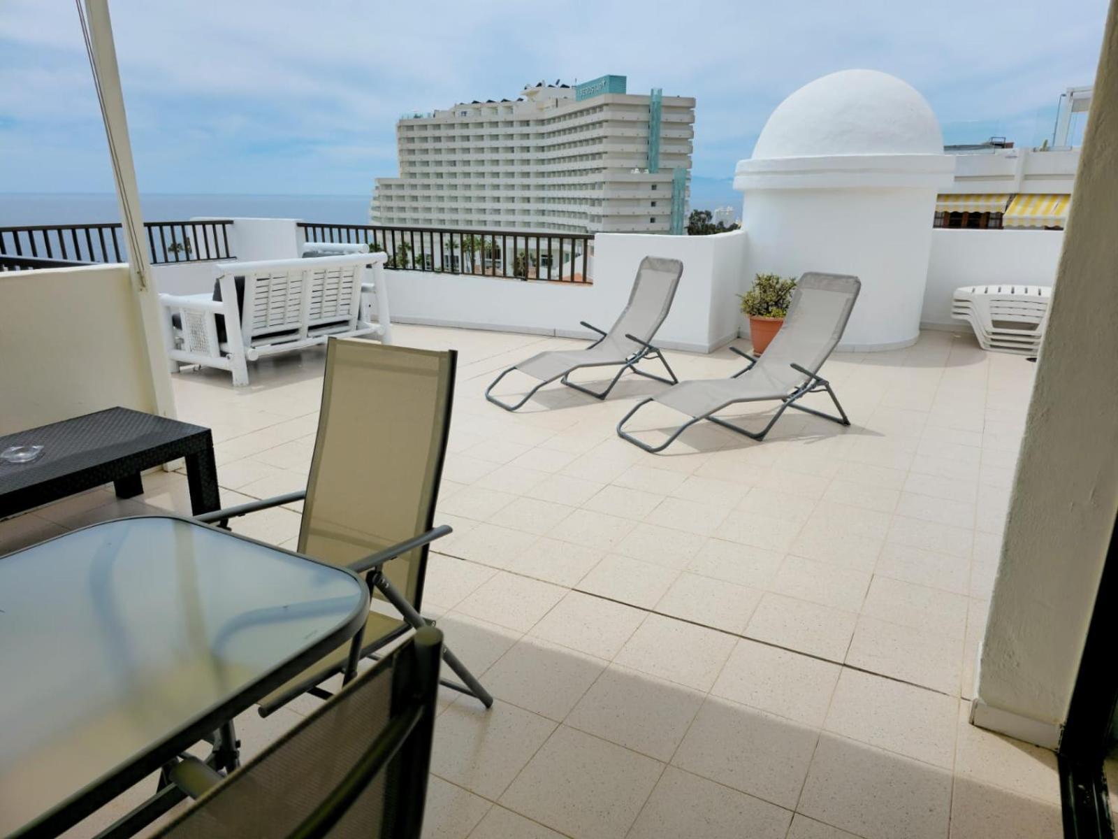 Appartement Penthouse Sea View Jacuzzy Terrace & Pool à Playa Feñabe Extérieur photo