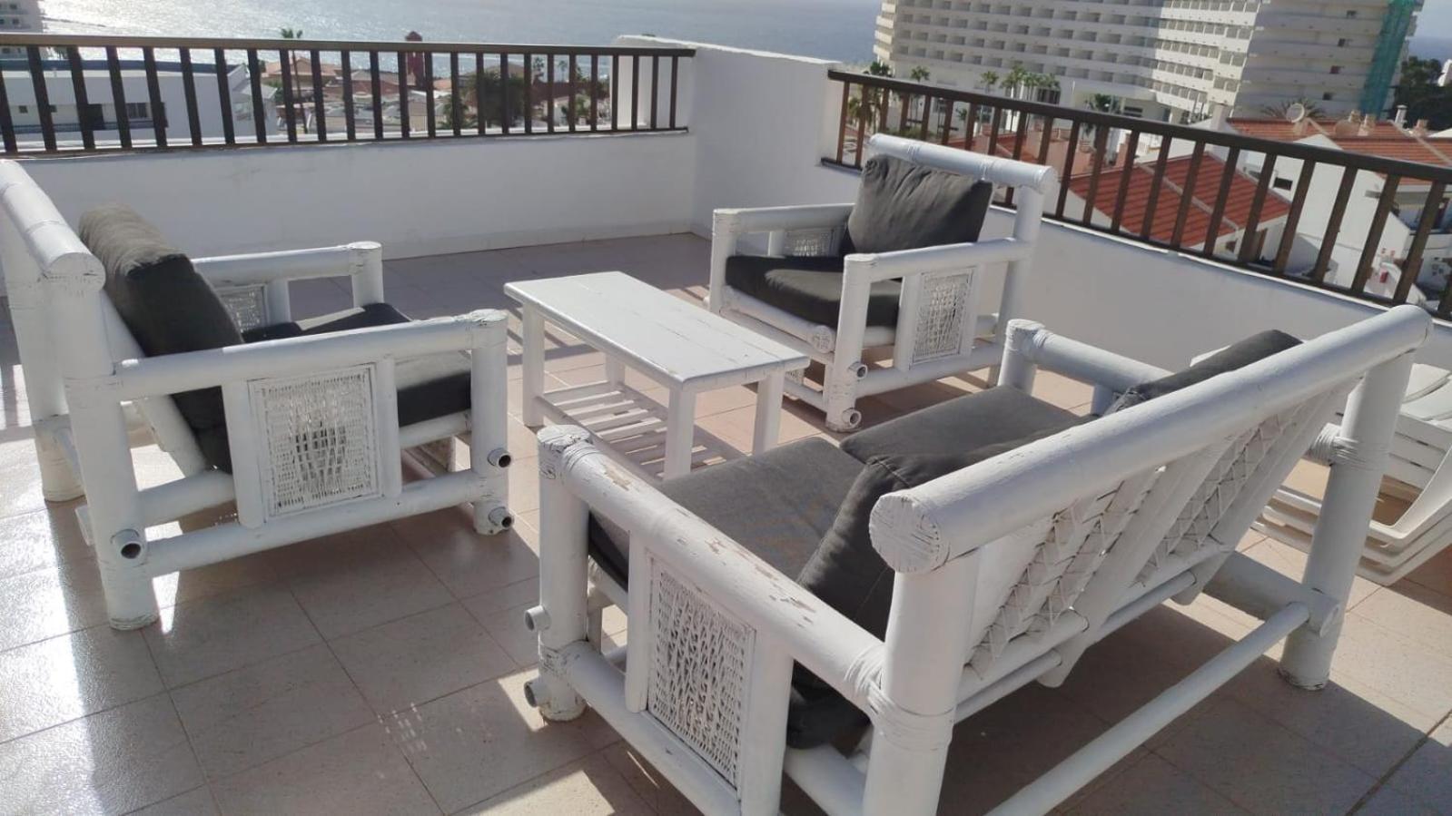 Appartement Penthouse Sea View Jacuzzy Terrace & Pool à Playa Feñabe Extérieur photo