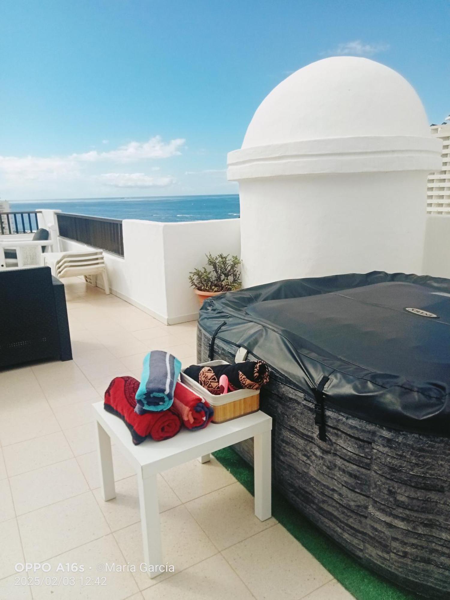 Appartement Penthouse Sea View Jacuzzy Terrace & Pool à Playa Feñabe Extérieur photo